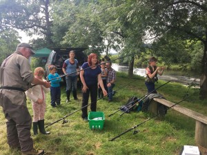 Setting up working tackle with Glyn